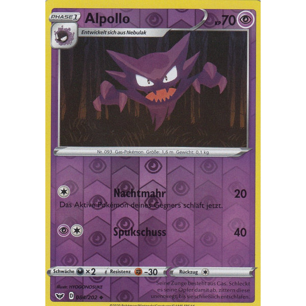 Alpollo - 084/202 - Schwert & Schild - Uncommon - Reverse Holo