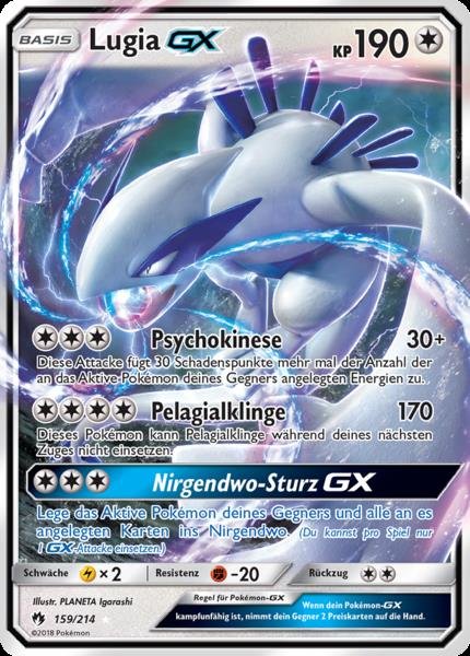 Echo des Donners - 159/214 - Lugia GX - Ultra Rare