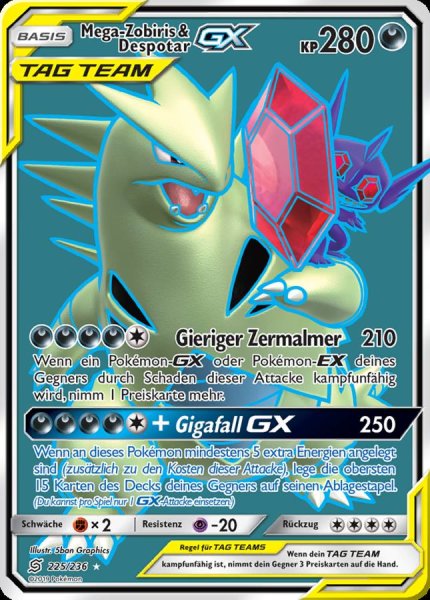 Bund der Gleichgesinnten - 225/236 - Mega-Zobiris & Despotar GX - Ultra Rare - Full Art